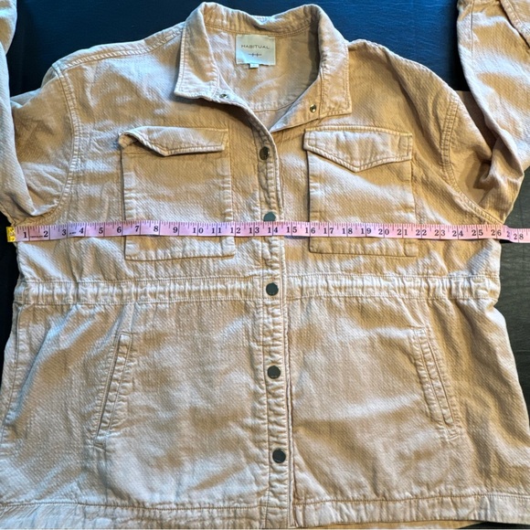 Large Habitual New Tan Kassidy Cavalry Utility Jacket - Picture 10 of 14